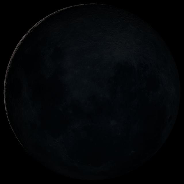 New moon (southern hemisphere view)