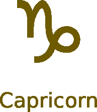 Alchemical symbol for Capricorn